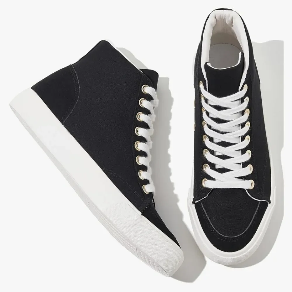 Men's/Women's High Top Canvas Non Slip Casual Sneakers - NIP